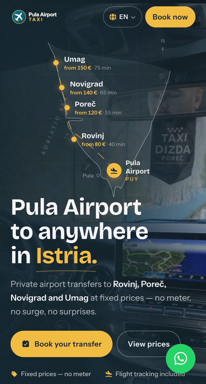 Pula Airport Taxi